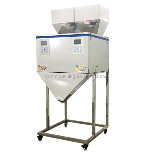 Máquina automática de llenado de polvo de alta calidad de 50-5000g para partículas, té, granos, nueces, envasado y pesaje