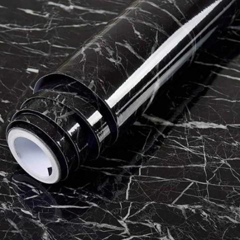 High Gloss Marble Membrane Film For Kitchen Cabinets Scratch-Resistant Laminate Film