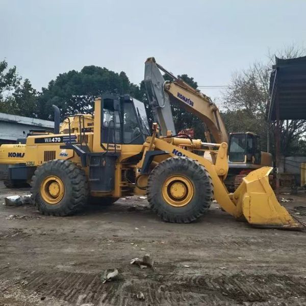 Japanese original Komatsu WA470-3 wheel loader is hot-selling. Komatsu loader