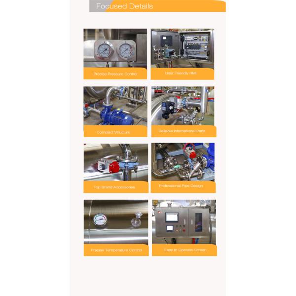 304 Stainless Steel Automatic Double Layer Water Immersion Food Autoclave Sterilizer
