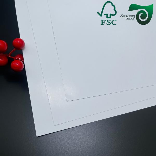 FSC A3 A4 Size 128gsm 150gsm Coated Gloss Digital Printing Paper For Menus