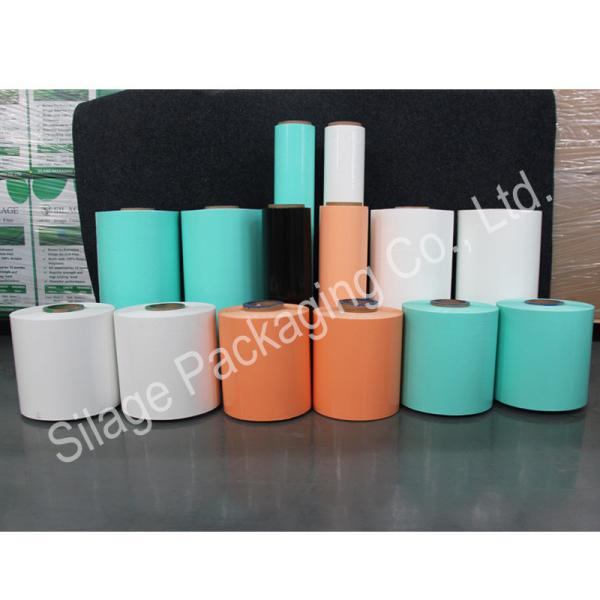Black/Orange Silage Film, 500mm*25mic*1800m, Recycle 100%LLDPE Film for Farm Packing