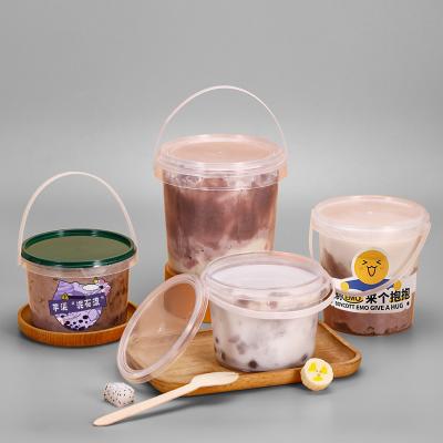 Enjoy Delicious Ice Cream with Our 16oz Butter Spread Box 350ml-700ml Plastic Bucket