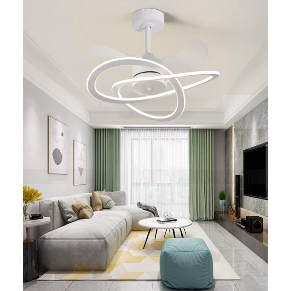 Современные простые регулируемые молчаливые света потолочного вентилятора живущей комнаты столовой светов вентилятора