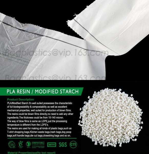 Cornstarch 100% compostable bio degradable vest shopping plastic bags, Compostable Vietnam Shopping Packed Bags