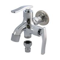 Modern Double Outlet Down Kitchen Mixer Sink Faucets ForWashing Machine Basin