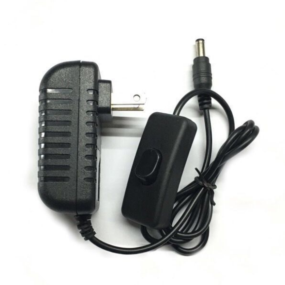 AC100-240V Input Voltage 12V Power Adapter with Inline Switch Multiple DC Connectors