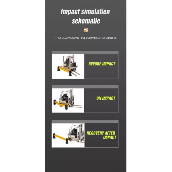 Мастерская барьер столкновения прямые барьерные защитные колонны для наружной безопасности дорожного движения