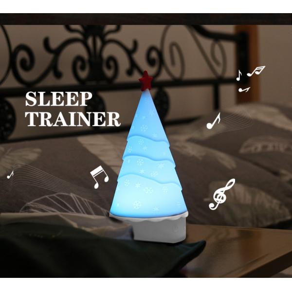Luz de noite de árvore de Natal ecológica personalizada com controle táctil e função de música