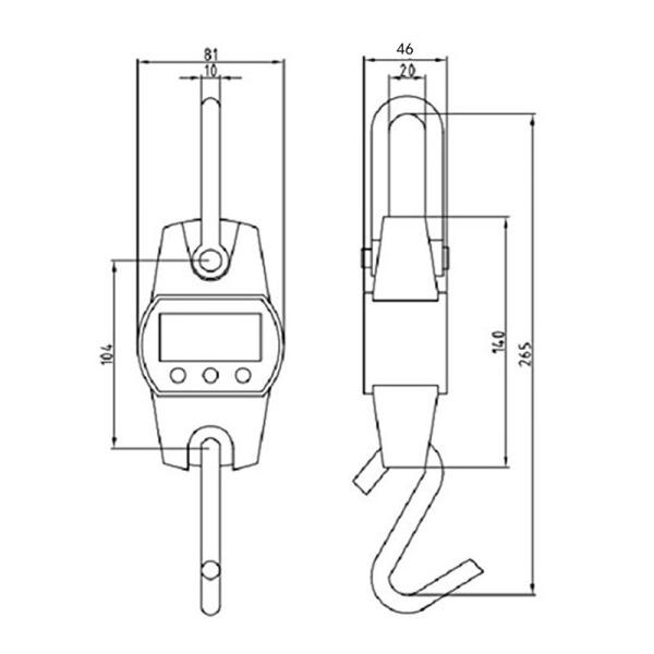 300kg Stainless Steel Electronic Hook Hanging Scale Digital Loop Industrial Heavy Duty Weight Balance LCD LED OEM Customizable