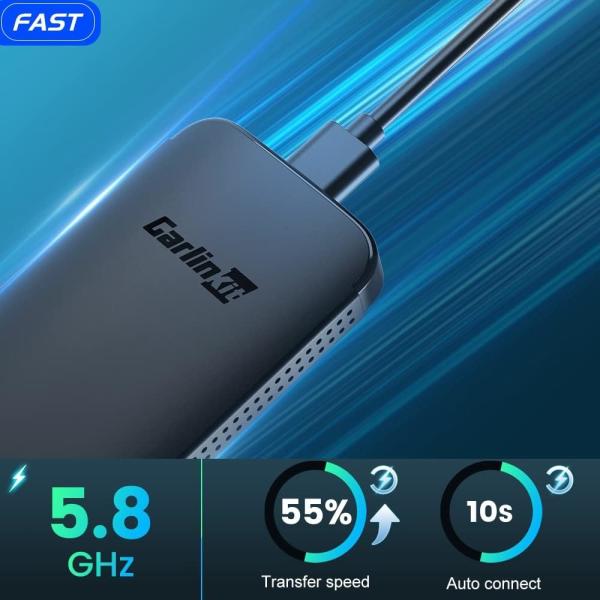 A2A Wired Android Auto To Wireless Android Auto Ai Box Dongle For Online Navigation Music Playback