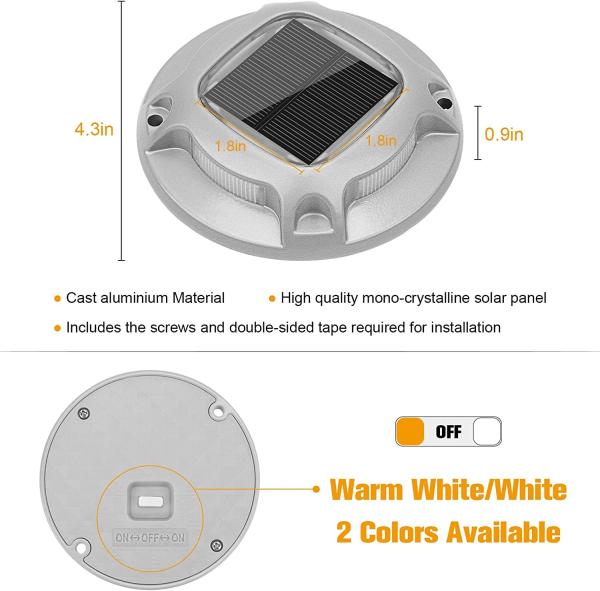 Éclairage solaire LED pour les températures extrêmes (de - 20 °C à 60 °C)