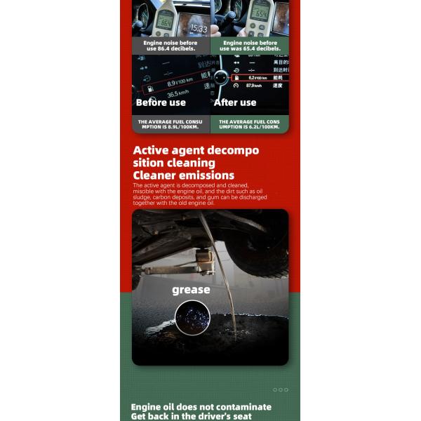 Cleaner and More Engine with Ora Engine Oil System Cleaner Three Years Expiration Date