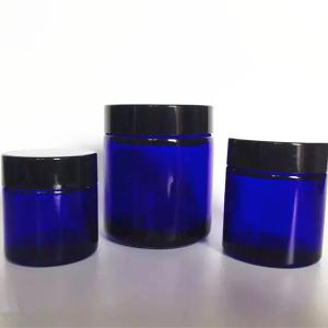 Roxo de creme cosmético de vidro feito sob encomenda 15g 30g do frasco com tamp
