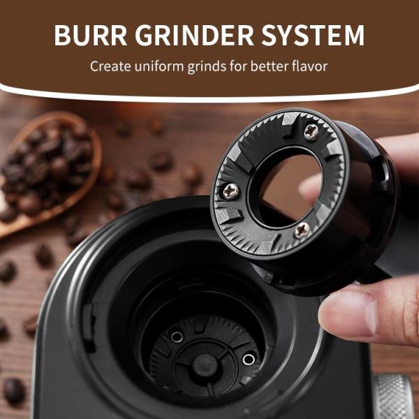 2 To 12 Cups Electric Espresso Grinder Cg835s Burr Shardor Coffee Bean Grinder