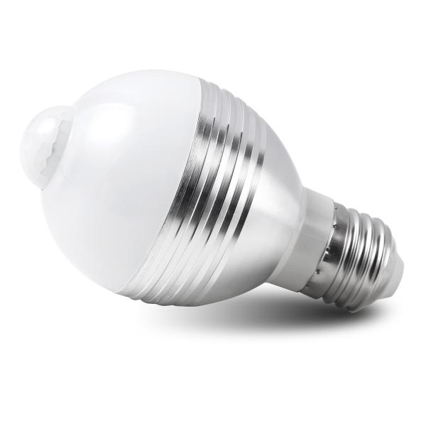 E26 PIR Motion Sensor Light Bulb 5W / 7W Motion Detection Lights