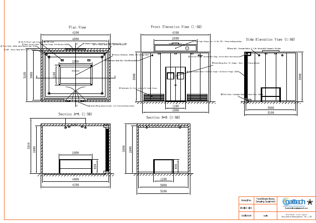 Food-Grade Spray Booth With Automated Clean-In-Place (CIP) System