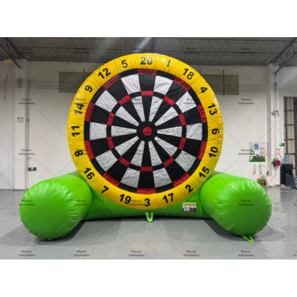 Giant Inflatable Soccer Dartboard Target Interactive Throwing Game for Kids and Adults