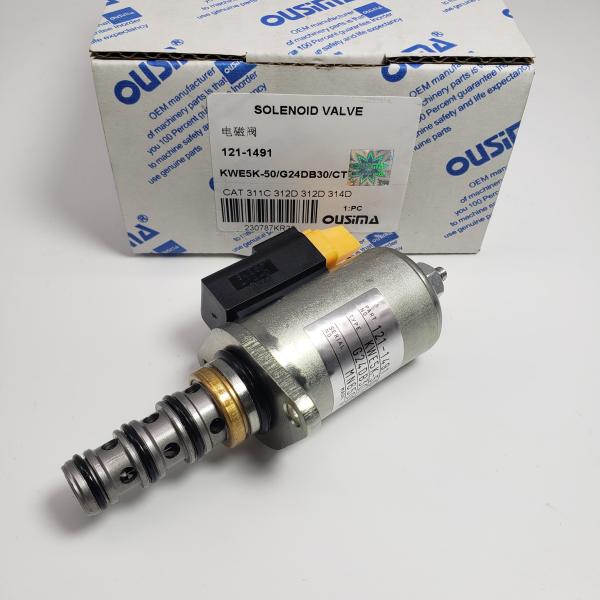121-1491 KWE5K-50/G24DB30/CT Solenoid Valve For CAT 320C 325D 330C 349D
