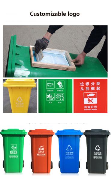 Eco-Friendly 50L Recycling Plastic Waste Bins Sanitary 30L 40L Rubbish Waste Bins Recycle Garbage Bin with Pedal Lid