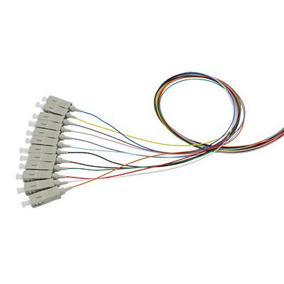 Simplex OM1/OM2 SC Fiber Optic Pigtails Multimode 12 Colors