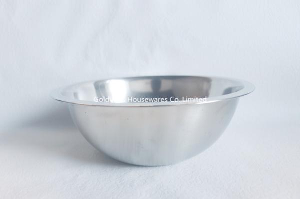 14cm Serving preservation deep mixing bowl stainless steel washing basin natural color small salad bowl