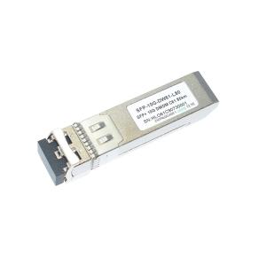 10G Base ZR Ajustável DWDM 80km SFP Duplex Fibra SFP Transceptor com 20km Dist