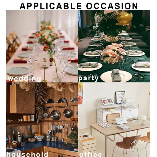 Столовая ткань для вечеринок из ПВХ, нетканая печатная столовая ткань 137 см*20 м для украшения свадьбы