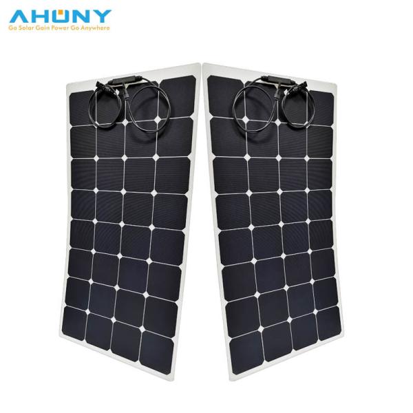 Ultrathin HCF Cell Mono Semi Flexible Solar Panel For Electrical Cars And Grid Solar Systems Meets Industry Standards