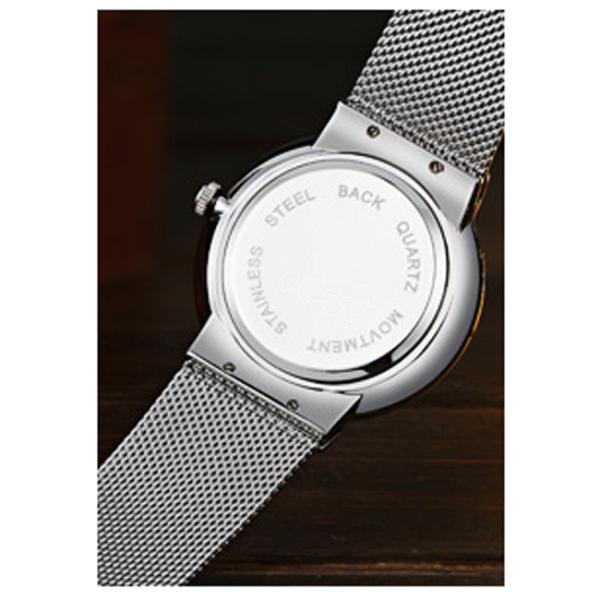Customiz logo fashion alloy wrist watch with S/S mesh band ,quartz movement wrist watch