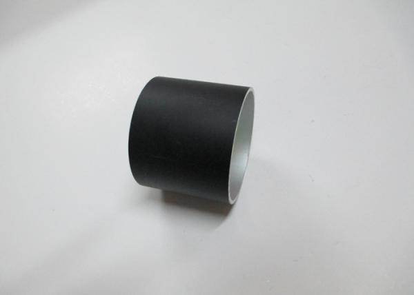 Pó preto redondo de alumínio sem emenda da espessura 2.5mm da tubulação revestido