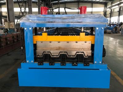 Manual Decoiler Floor Metal Deck Roll Forming Machine 85mm Shaft 30 Stations