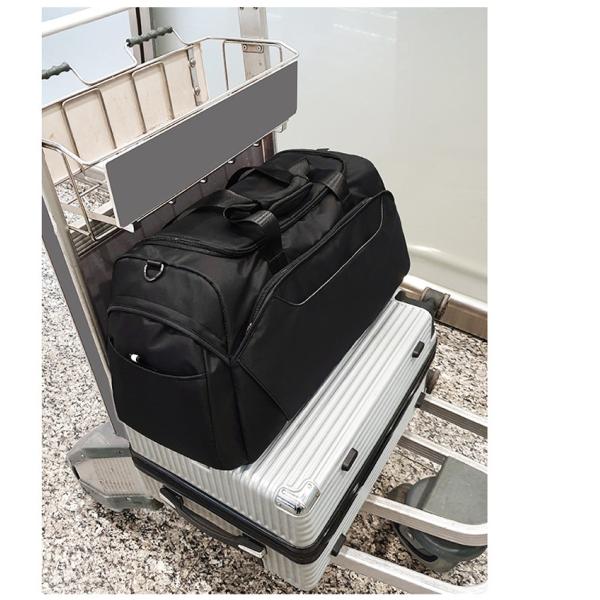 Black Crossbody 55L Duffle Bag Travel Luggage Handbag 1.1KG