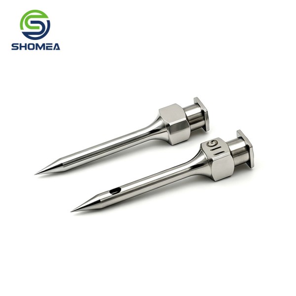 Customized 11G Precision Pencil Point Side Hole Needle with Luer Hub