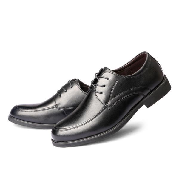 Pigskin Lining Military Dress Shoes Lightweight Grainy Business Leather Shoes