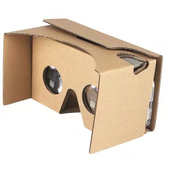 verres installés faciles de la réalité virtuelle VR du casque 3D de carton de