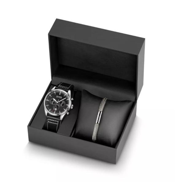 Black Cardboard Watch Box Gift Packaging 2mm Thickness ISO9001:2008