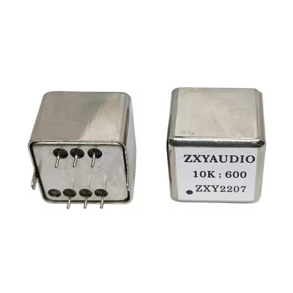 ZXY2207 Laminas Permalloy Audio Transformer 600:600/10K:10K / 600:10K/ 10K:600 Transformador de Isolador de Áudio de Pincel Vertical