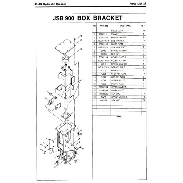 Тип гидравлический конкретный выключатель безмолвия коробки верхний для Jackhammer PC120 PC150 экскаватора KOMATSU мини