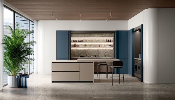 Armários de luxo personalizados Armários de cozinha de mobiliário de design Armário de cozinha Armário de cozinha moderno