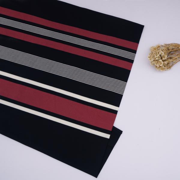 Skin-Friendly And Healthy Comfortable Hygroscopic Striped Knit Fabric For T-Shirt