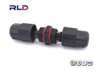 Conector llevado impermeable al aire libre del alambre del cable de 3 del Pin del alambre conectores del tornillo IP68