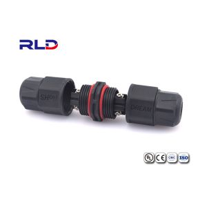 Винт ИП68 провода 3 Пин на открытом воздухе делает соединитель водостойким приведенный провода кабеля соединителей