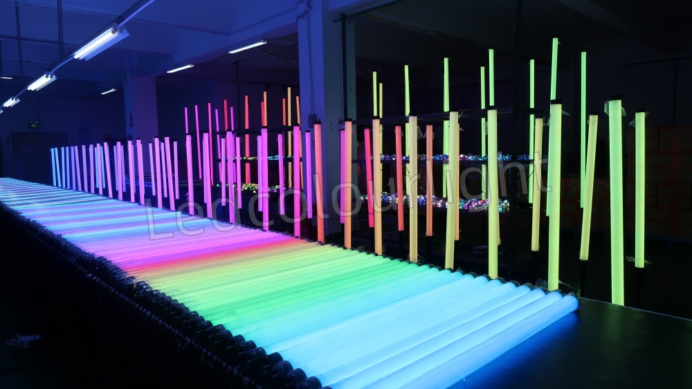50mm RGB LED 3D Pixel Tube Light with 360-Degree Lighting