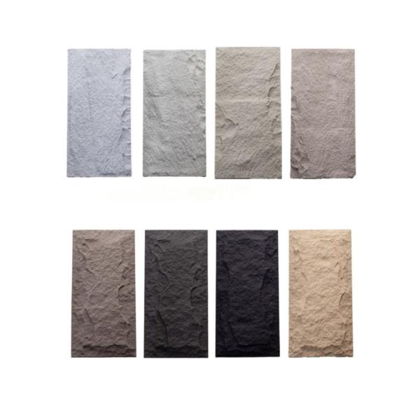 Современный стиль Легкие каменные стеновые панели ПУ фальшивые каменные фанеры для декора стены