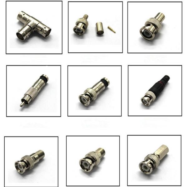 VK20013 3G HD / SDI Male Crimp BNC Connector FOR RG6 RG11 Coaxial Cable