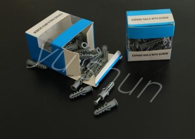 Wall Plastic Plug Anchor Expand Nails With Screw 5mm