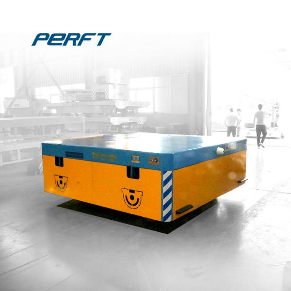 AGV Intelligent Motorized Transfer Trolley / Electric Trackless Flatbed Trolley