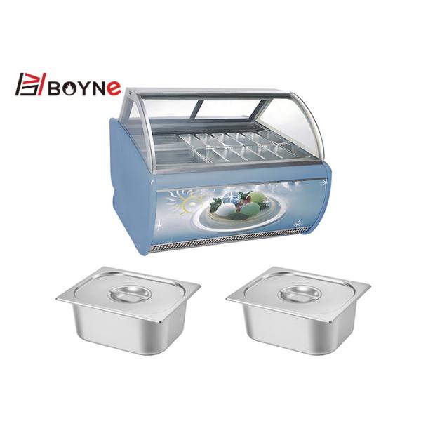 Commercial Snack Shop Ice Cream Display Showcase