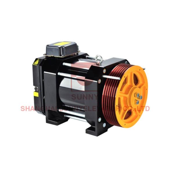 320mmのSheave DC 110Vの上昇の部品のための倍によって連動させられるエレベーターの牽引モーター